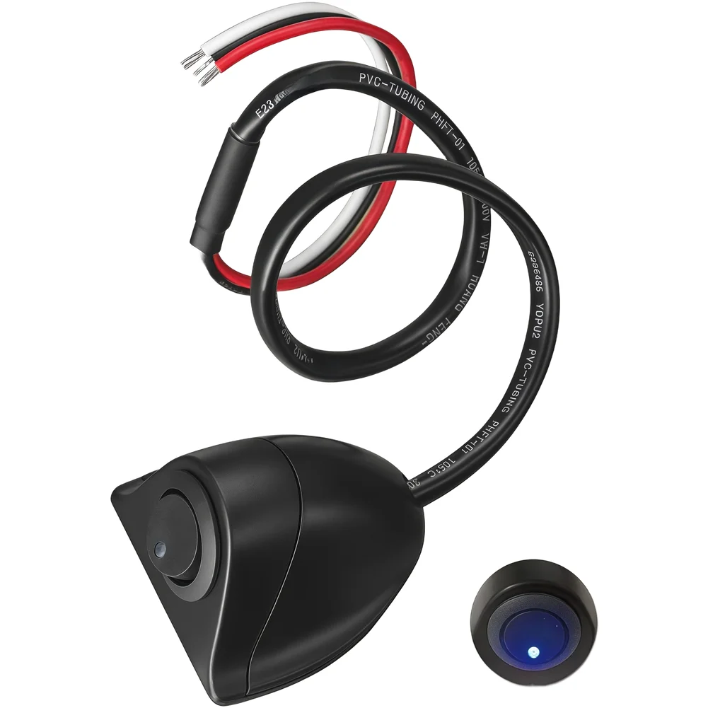 12V 24V Push Button Switch With LED Indicator IP44 Waterproof Mount For Automotive Electrical Control Panel Accessories