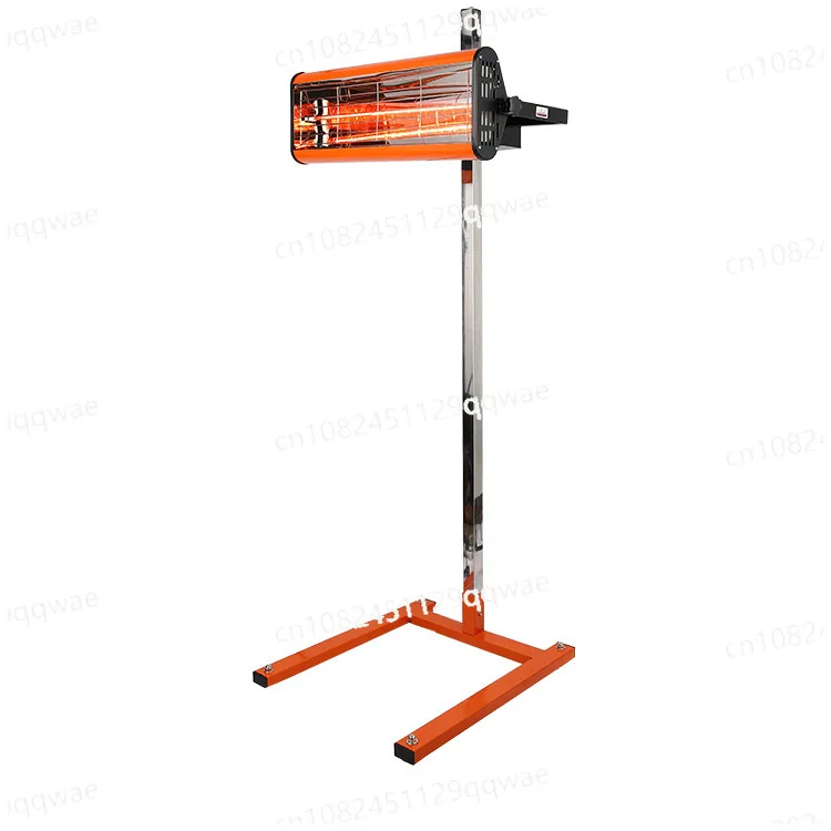 

Мобильная коротковолновая выпечка для автомобильной покраски, двойные светодиодные трубки для выпечки листового металла, светодиод 1050 Вт, быстрое отверждение