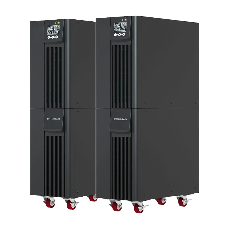 10KVA/10KW 192VDC single phase uninterruptible power supply 110VAC-300VAC online ups with Batteries