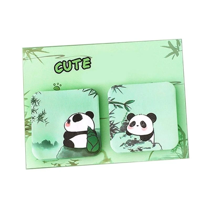 N2UB 60Sheets Animal Panda Notes Pad Adheive Note Paper for Writing Noting 50x50mm