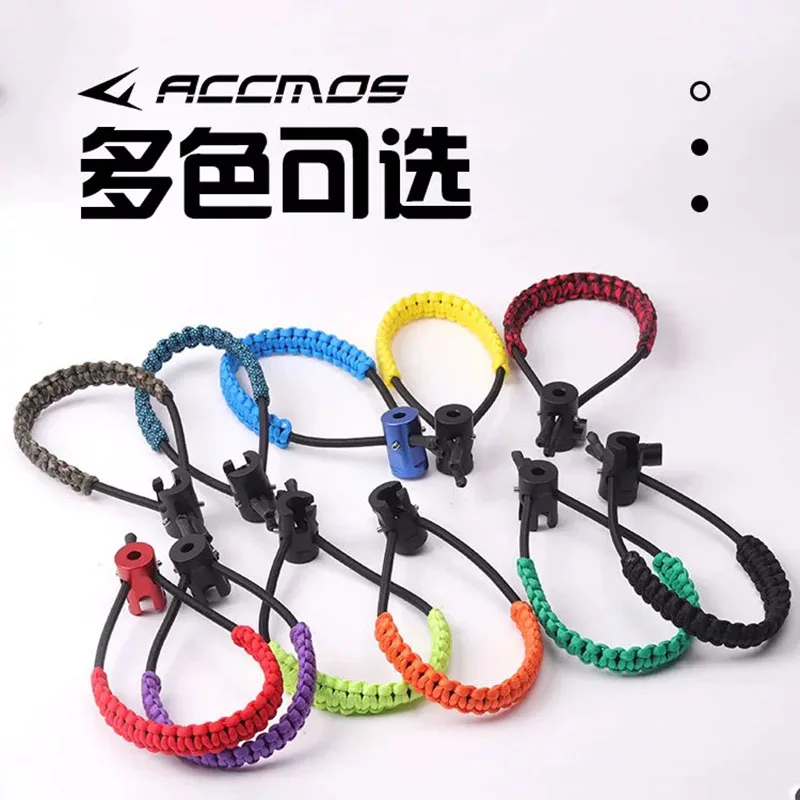 

Ремень для пальцев для стрельбы из лука, разобранный, регулируемый для изогнутого лука, съемная веревка на запястье, аксессуары для защиты блочного лука, 1 шт.