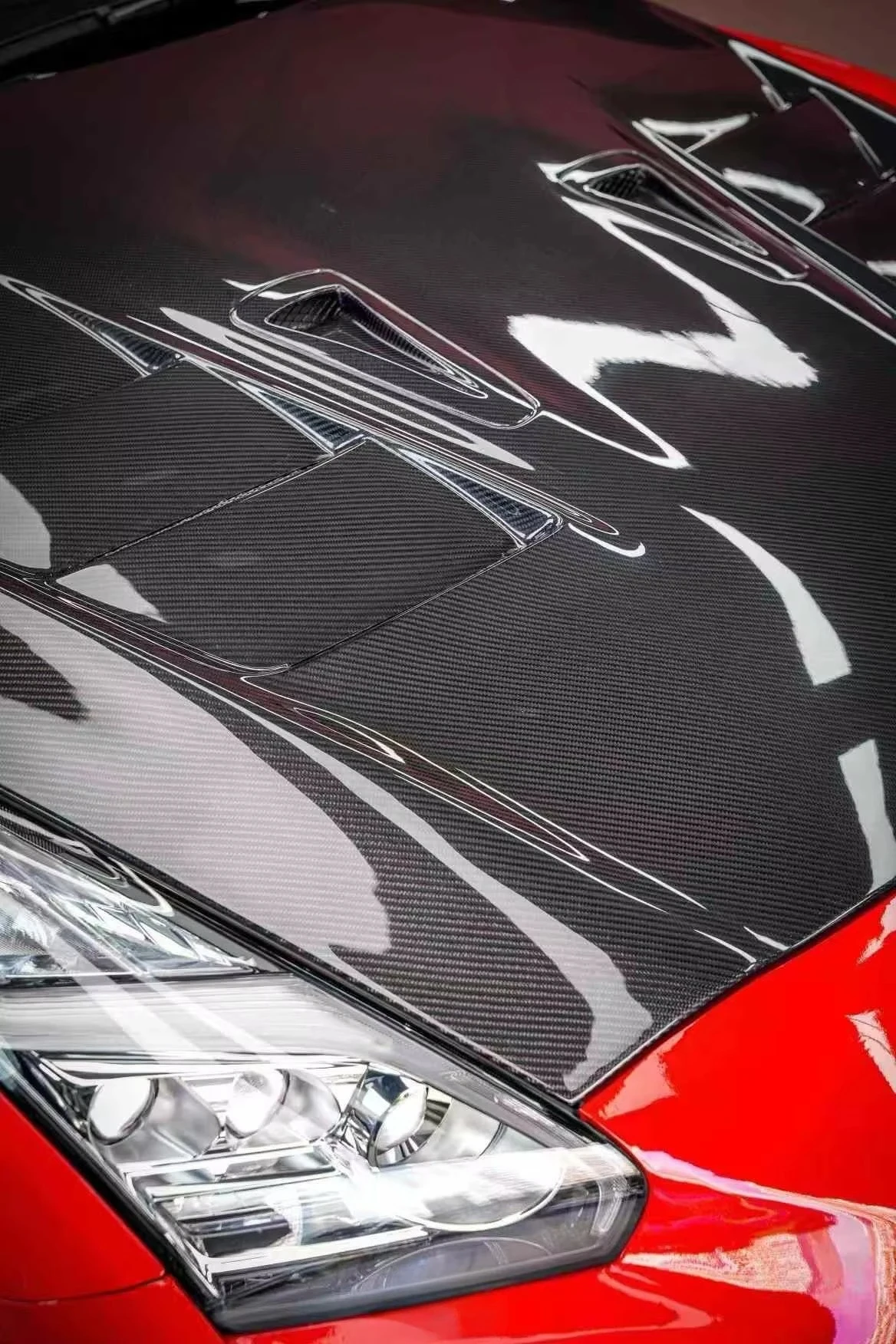 

Высокое качество, хорошая посадка из углеродного волокна GTR TopSecre Bodykit, передний и задний бампер, юбка Sdie, крыло для NISSAN GTR R35 2008-2018