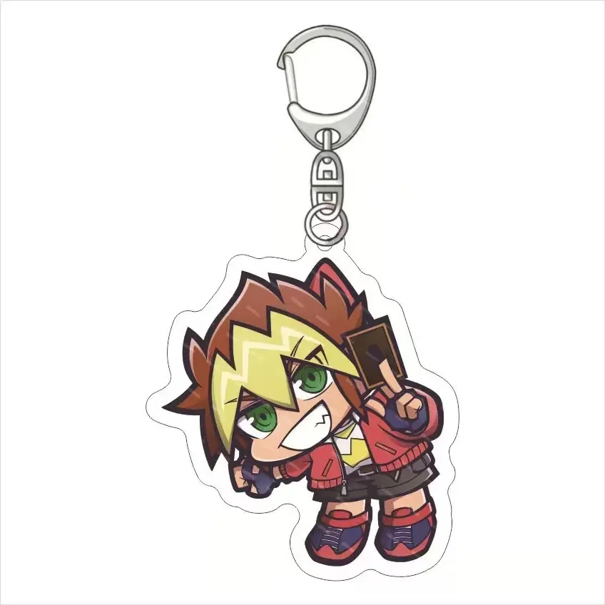 Yugioh Yugi Mutou Yugi Atem Mazaki Anzu Mana Game Anime Acrylic Keychain Plush Bag Pendant Campus Periphery Accessories Gift view 5