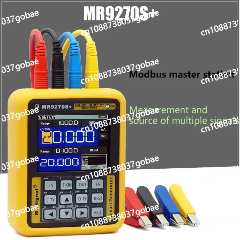 MR9270S ,4-20MA Signal Generator Calibrate Current Voltage PT100 Thermocouple Pressure Transmitter Logger PID Frequency