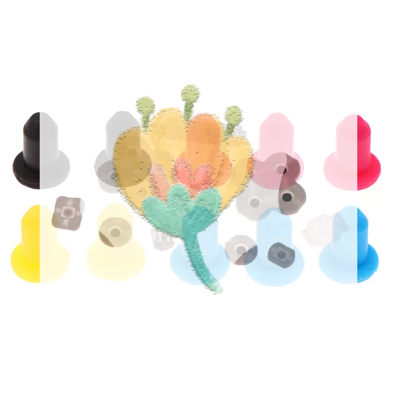 10pcs Random 4mm High elastic Refitting tool ink  Fixed printer accessories rubber seal silicone plug