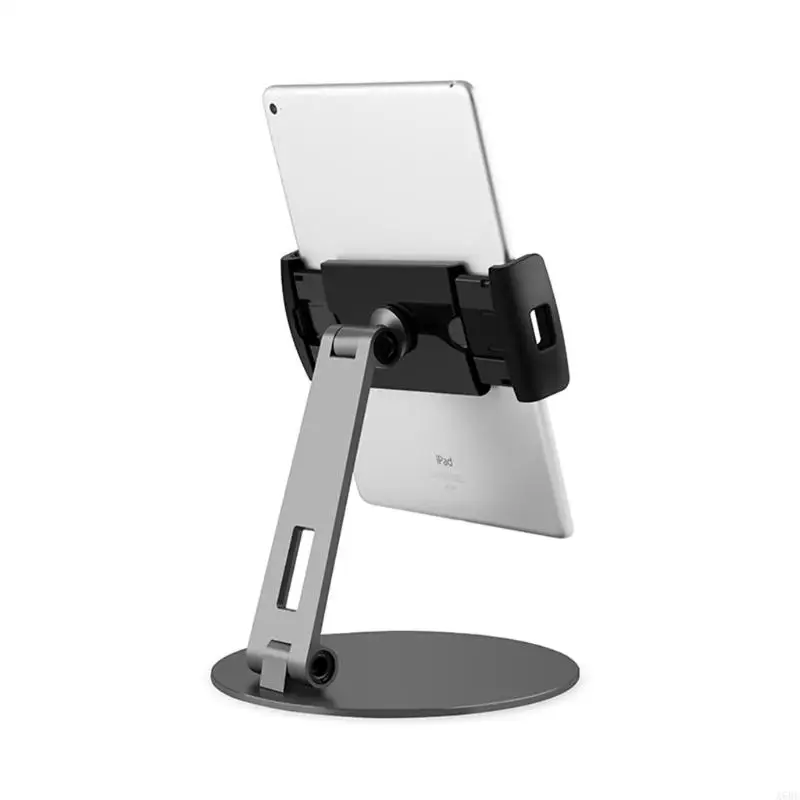 A6HE CellPhone Tablet Stand Pieno pieghevole regolabile per 4-14 pollici Lazy Ergonomic Design Alluminio