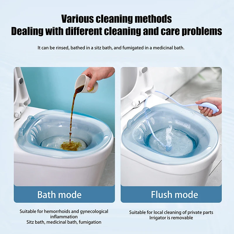 Toilet Sitz Bath Pregnant Women Special Wash Basin Bath Tub Soaking For Pregnant Women Hemorrhoid Patient Care Basin view 3