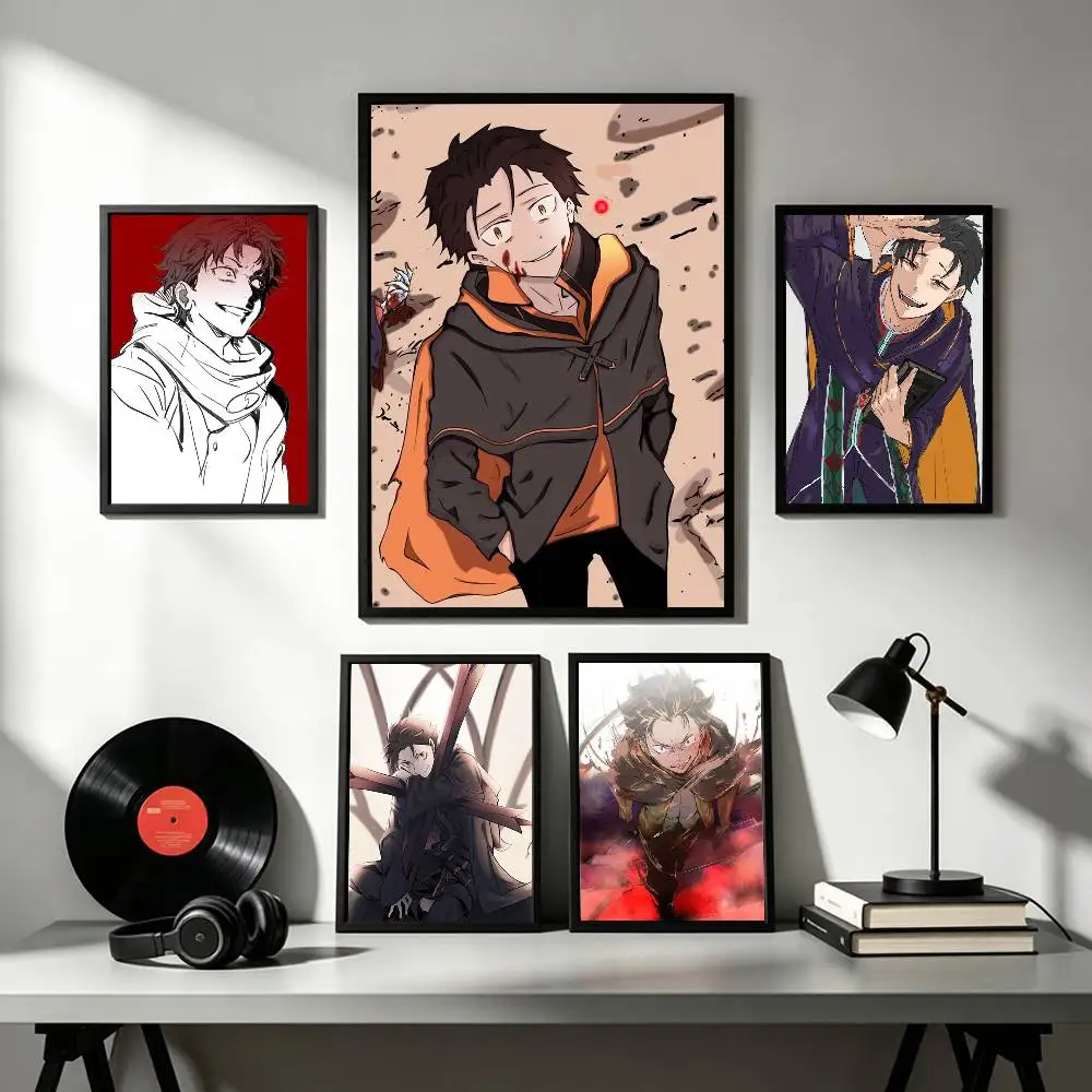 Re Zero Natsuki Subaru  Poster Waterproof Wall Art Sticker For Bar Living Room Vintage Decor High Quality Print Gift