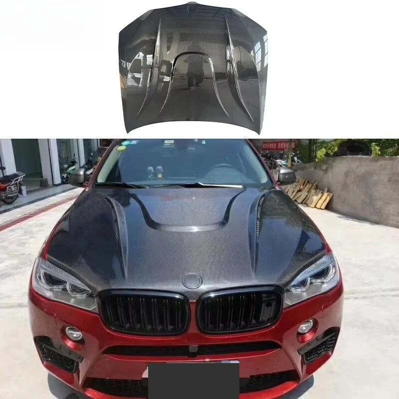 

X5 X6 X5M X6M Carbon Fiber HM Style Engin Hood Engin Bonnet for X5 F15 X6 F16 X5M F85 X6M F86 Engin Cover
