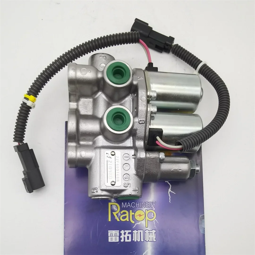 22F-60-31600 22F-60-21201 Solenoid Valve Assembly for PC40MR PC55MR PC56-7 Excavator Parts