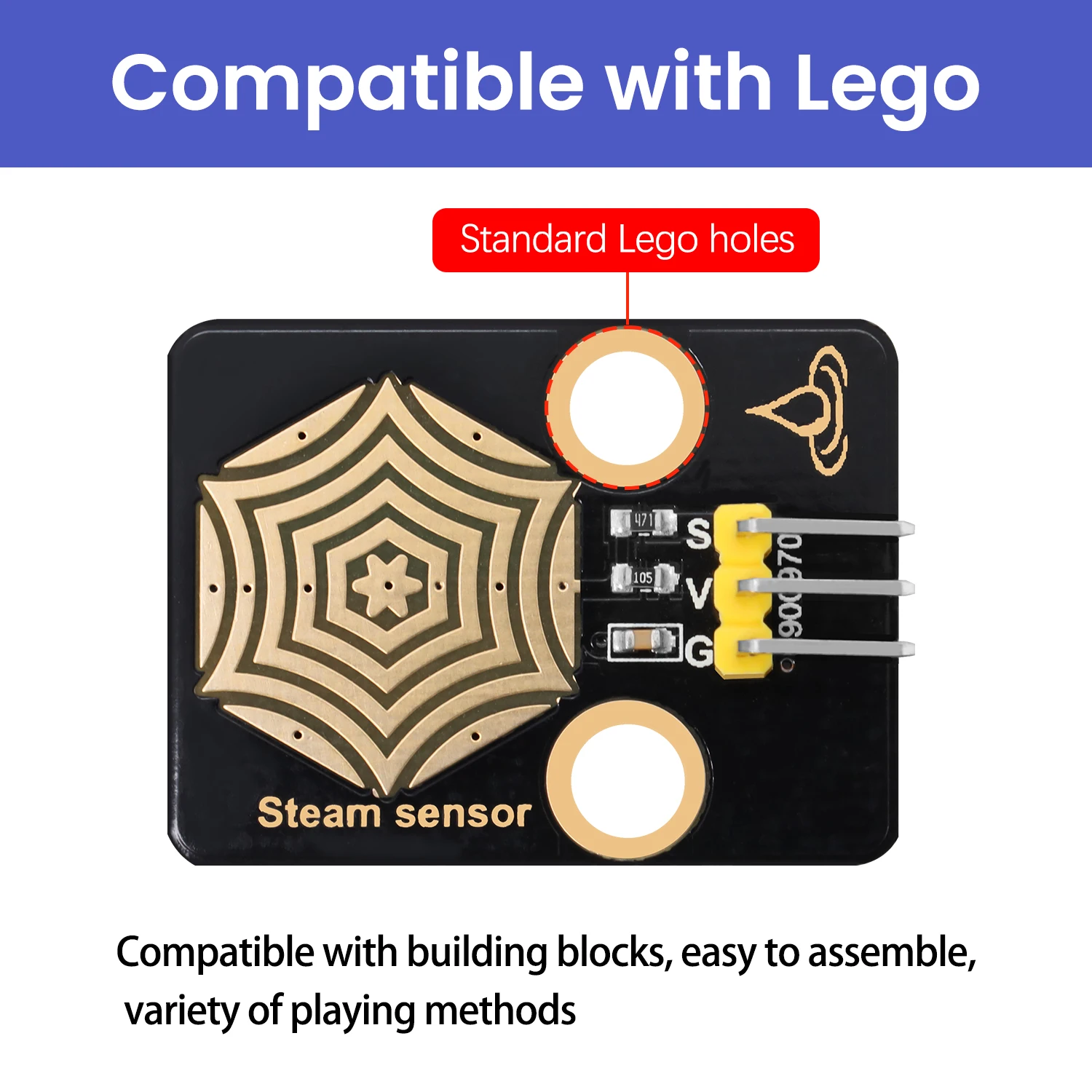 مستشعر بخار عالي الحساسية يكتشف قطرات الماء أو السوائل لمشاريع Arduino & Raspberry PI DIY