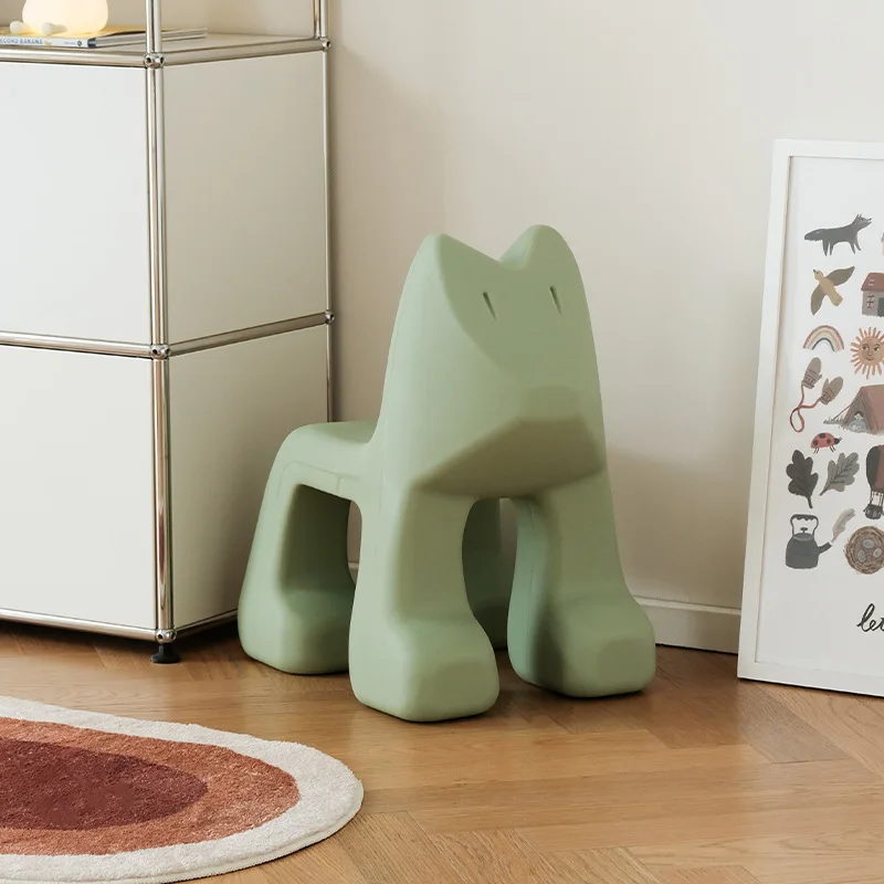 Chair cartoon animal seat plastic thickened children's chair kindergarten