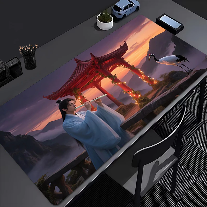 

Fashion Mousepad Ancient Style Map Gaming Mouse Pad Office Desk Cushion Computer Accessories Keyboard Table Mat Laptop Cushion