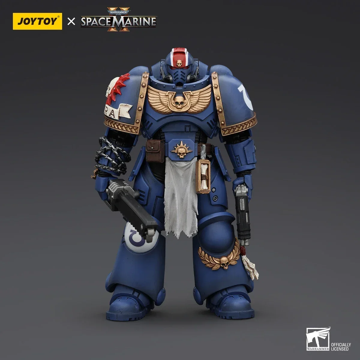 

JOYTOY Warhammer 40K Фигурка Аниме Uitramarines Lieutenant Titus Gadriel Brother Chairon Joint Подвижная фигурка Модель игрушки