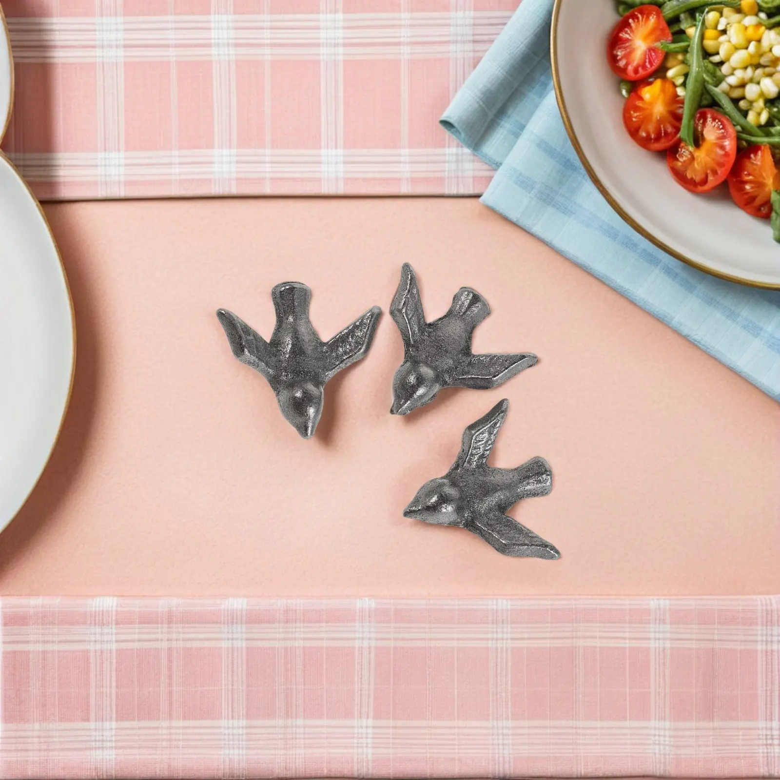 6Pcs Cast Iron Cooking Birds Supplement Tool for Vegan Iron Boost Anemia Prevention Pregnancy Athletes