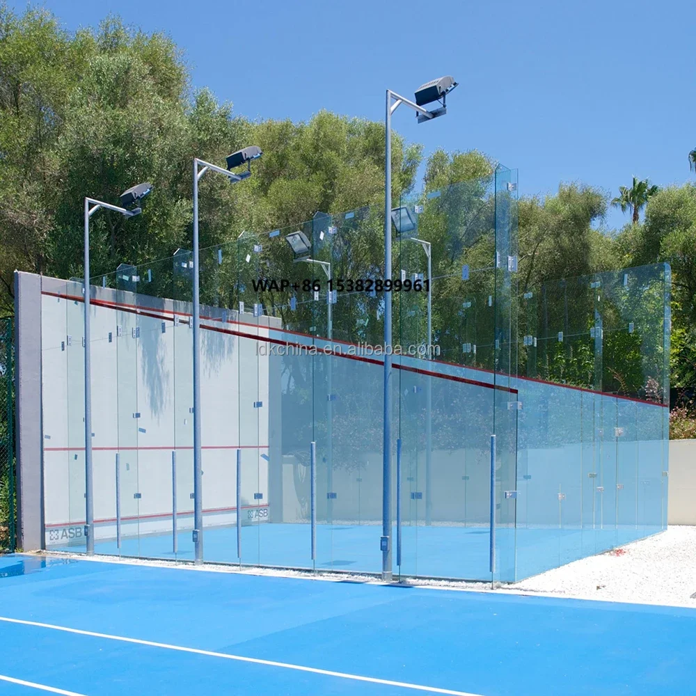 LDK Sports Equipment Glass Squash Court Portable Squash Court Accessories for Squash Racket