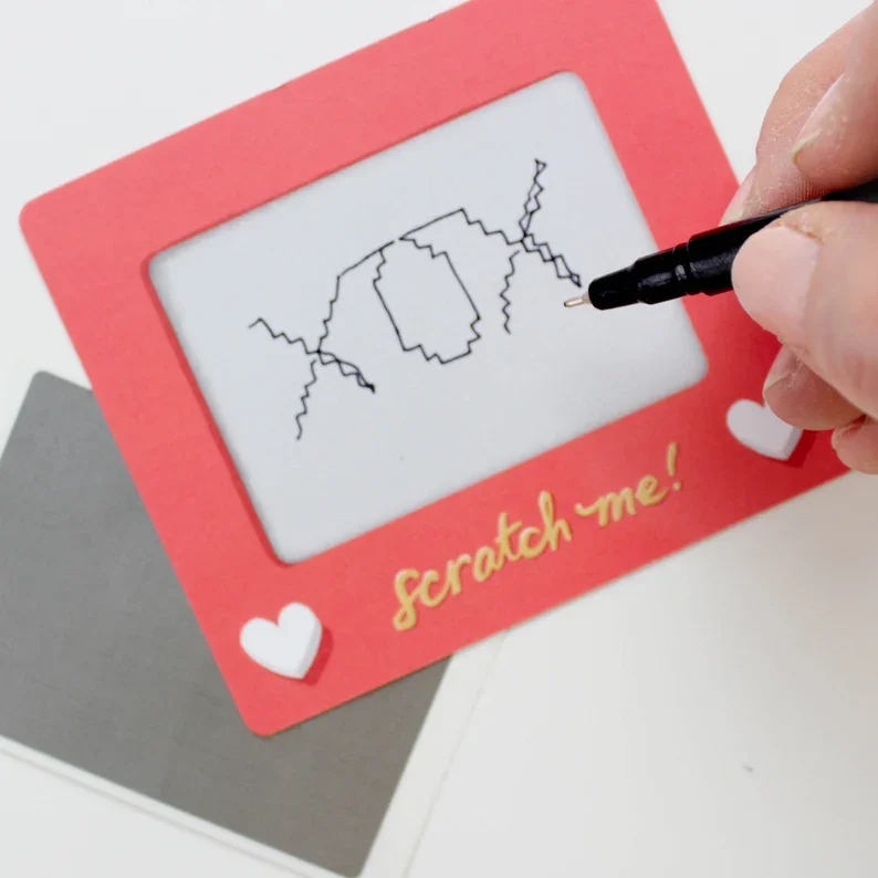 3/5/10 Stück Rubbelkarten, Geburtstagsgeschenk, Liebesgutscheine, Jahrestag, DIY-Geschenk für Sie, Valentinstag, Tickets, Liebesnotiz, Spielkarten – Detail 1