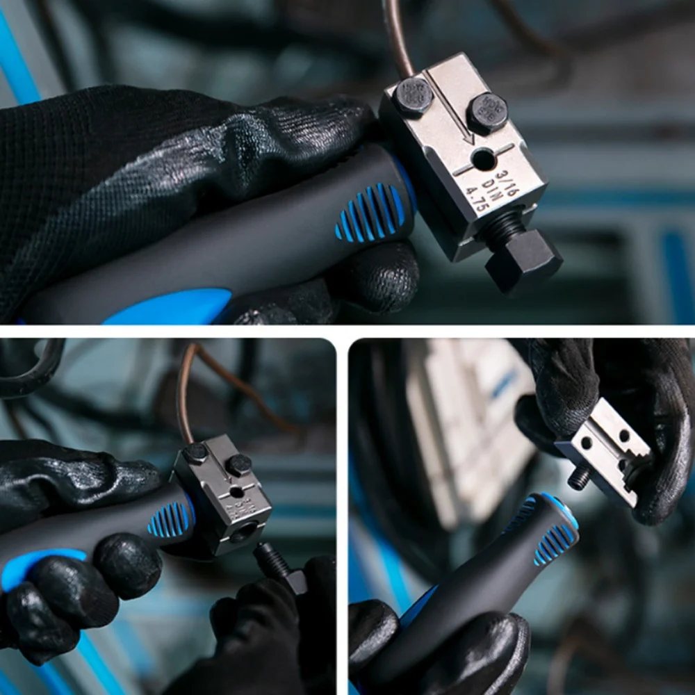 Car Brake Line Flaring Tool Auto Copper Tube Expander Brake Pipe Flare Repair Tools for Vehicle Garage Maintenance