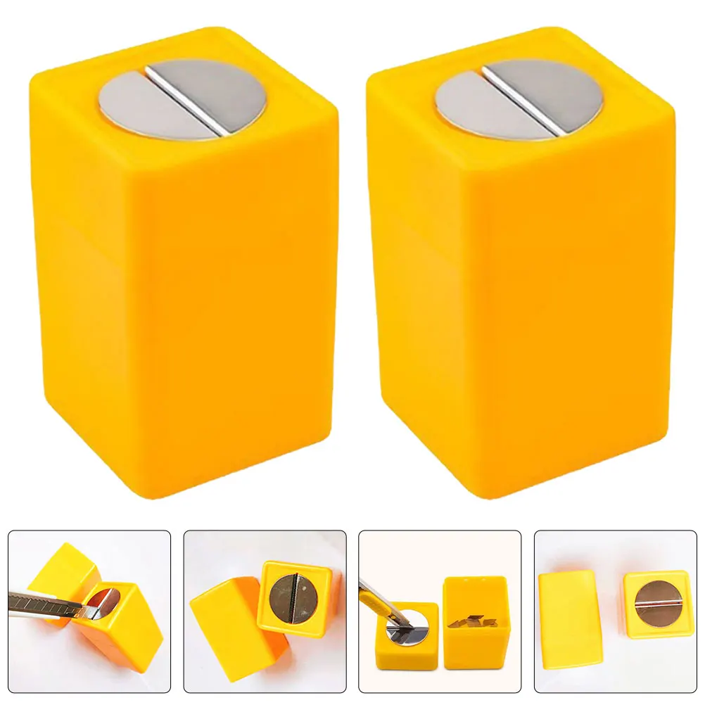 3pcs Blade Storage Box Waste Blades Disposal Container Recycling Case Safety PortableKnife Accessories Hand Tools