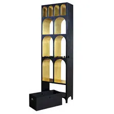 Showcase Bookshelf Display Rack Shelf Surprise Arched Bookcase Bookshelf Storage Showcase Partition Rack Display Rack