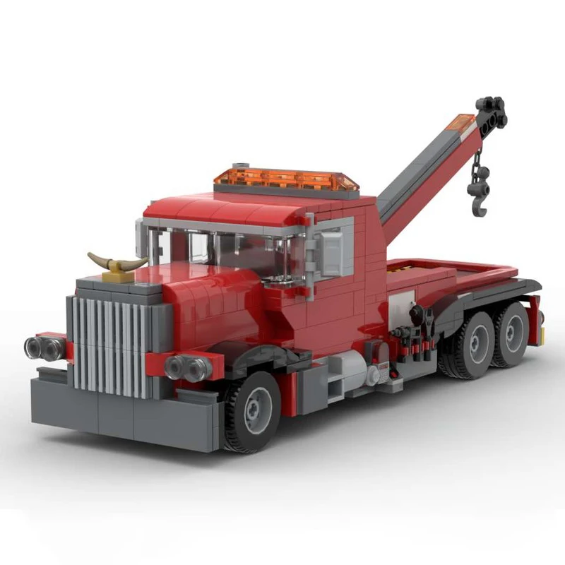 

501pcs MOC Tow Truck City Champions Building Blocks Christmas Gift Space imagination Challenging DIY Assembly Model for kids