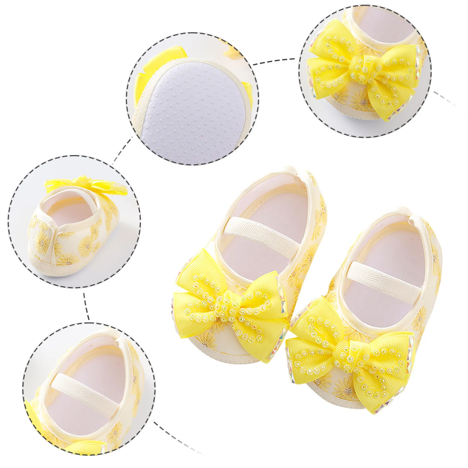 Toddlers Baby First Walkers Kids Girls Boys Soft Shoes Infant Toddler Bowknot Walkers Shoes Princess Shoes обувь для малышей