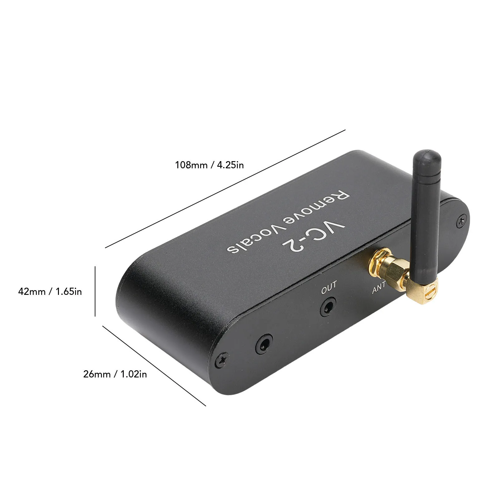 노래방 보컬 제거 장치 20HZ-20KHZ 다목적 노래방 스테레오 보컬 리무버 노래용 알루미늄 합금 음악 반주