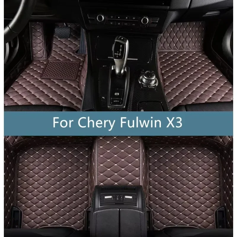 Full Set Car Floor Mats For Chery Fulwin X3 2025 2026 Interior Accessories Floor Mats For Cars