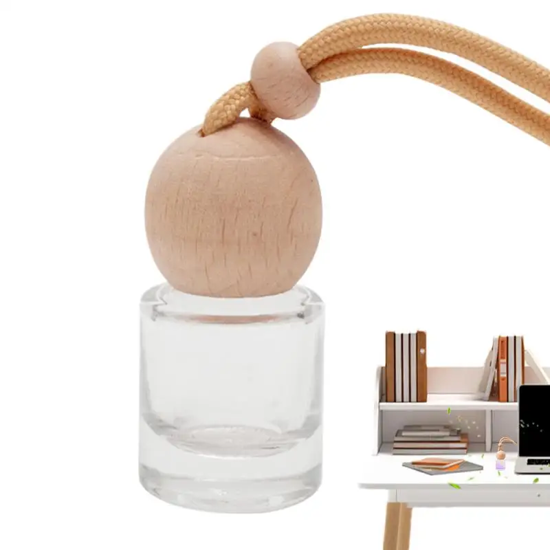 Empty Car Diffuser Bottles Refillable Car Perfume Bottles Auto Interior 8ml Fragrance Oil Jar Decorative Cups for Traveling
