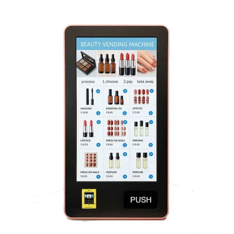 

Премиум светодиодное освещение на заказ, светящаяся коробка для ухода за кожей, торговый автомат для макияжа ресниц