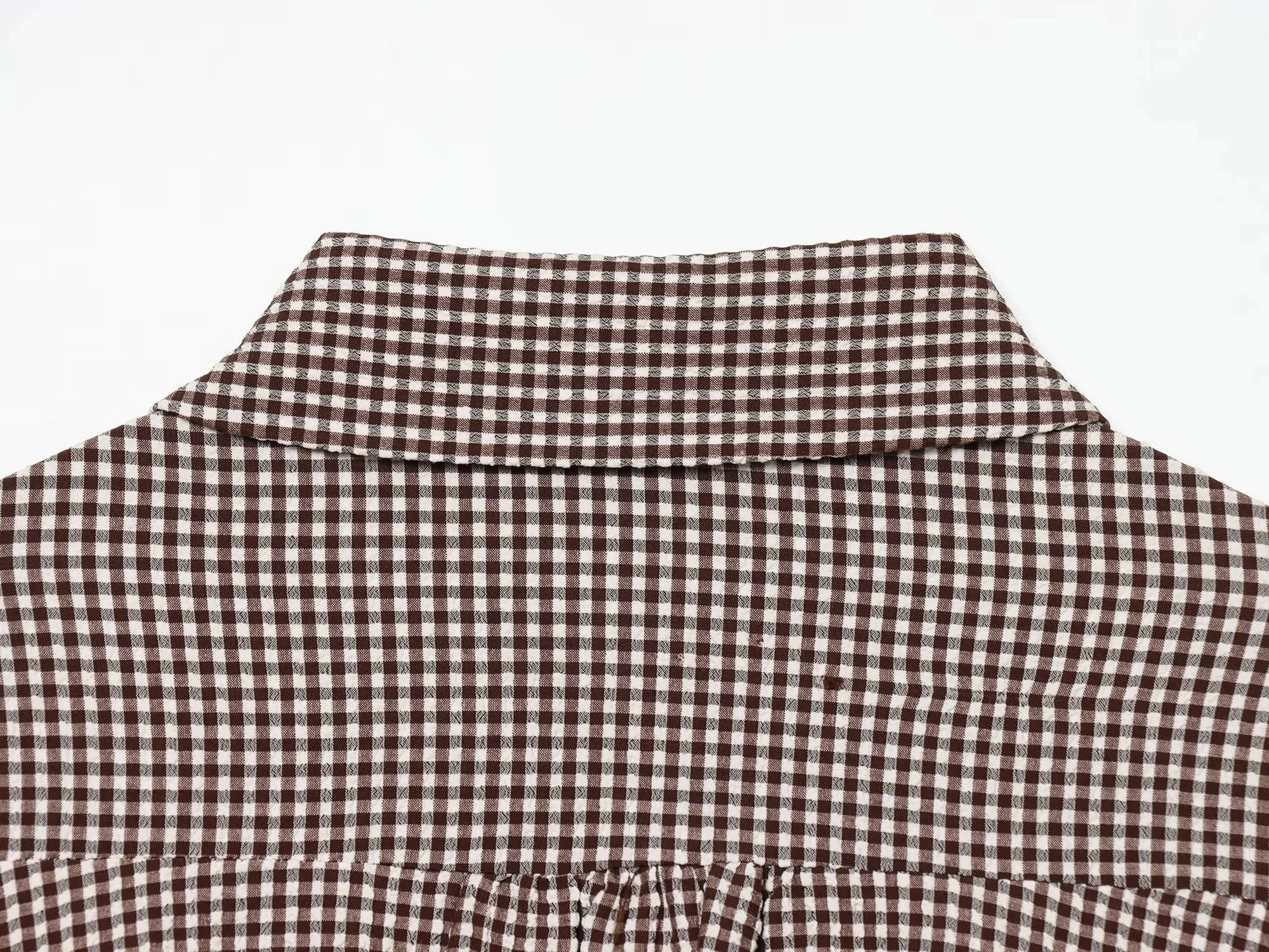 BSAY Damenmode Kariertes Hemd 2026 Frühling Neu College-Stil Revers Langarm Blusen Einreihig Schicke Damen Oberteile Mujer – Detail 23