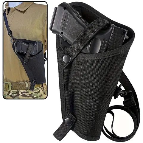 Taktyczna ukryta torba pod pachę, torba na ramię do użytku na zewnątrz, sportowa saszetka na telefon z regulowanym paskiem, kabura na broń/pistole.