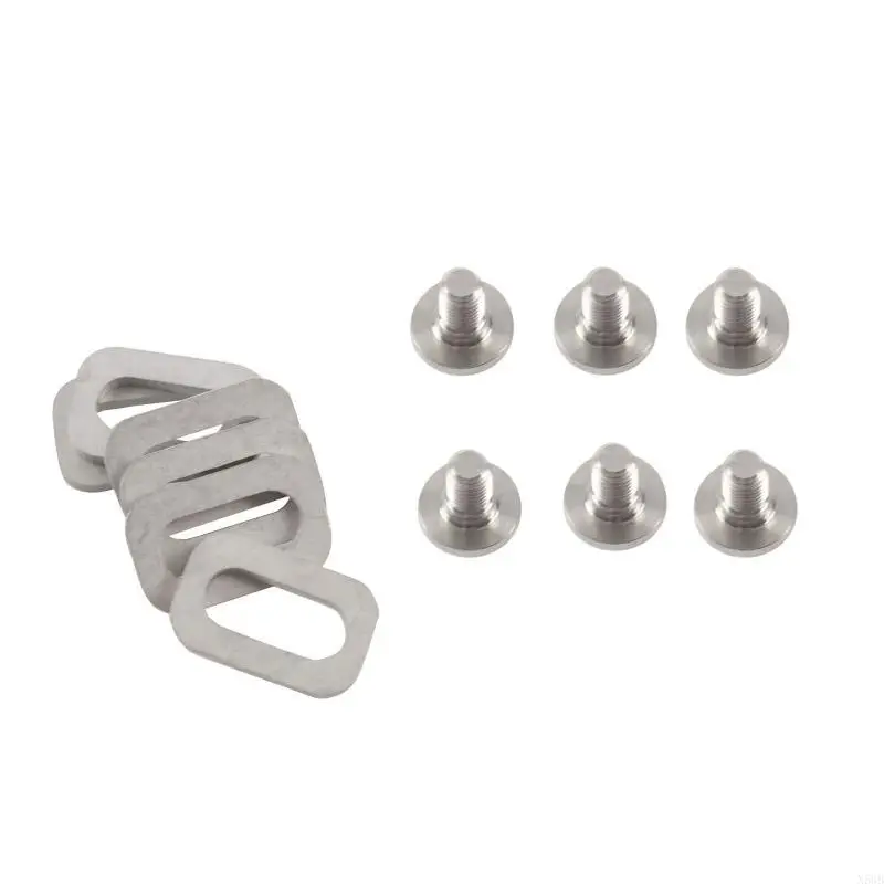 

N58B 6Pcs for Titanium Alloy Pedal Cleats Bolts Spacer for LOOK Mountain