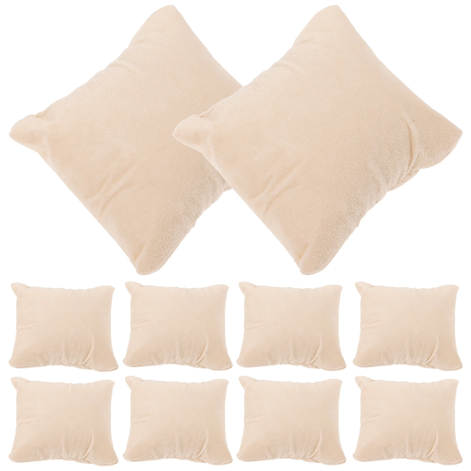 10 pezzi cuscino da esposizione cuscino di seta morbida per braccialetto braccialetto braccialetto cuscino porta gioielli esposizioni negozio al dettaglio