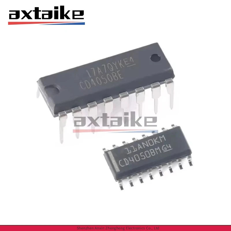 

10PCS CD4050 DIP-16 SOP-16 CD4050BE CD4050BD CD4050BM CD4050BDR SMD CMOS Hex Inverting Buffer And Converter IC