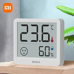 Xiaomi DUKA Atuman 2.5 calowy cyfrowy cyfrowy miernik temperatury i wilgotności LCD z czujnikiem pogody dla gospodarstw domowych