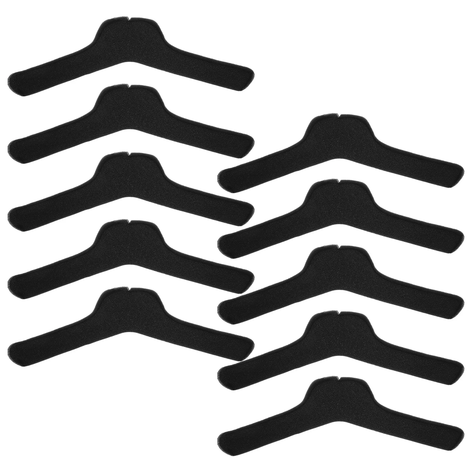 

10pcs Anti Slip Clothes Hanger Covers Sponge Protector Non Slip Hanger Grips For Dresses Clothing Store Home Use