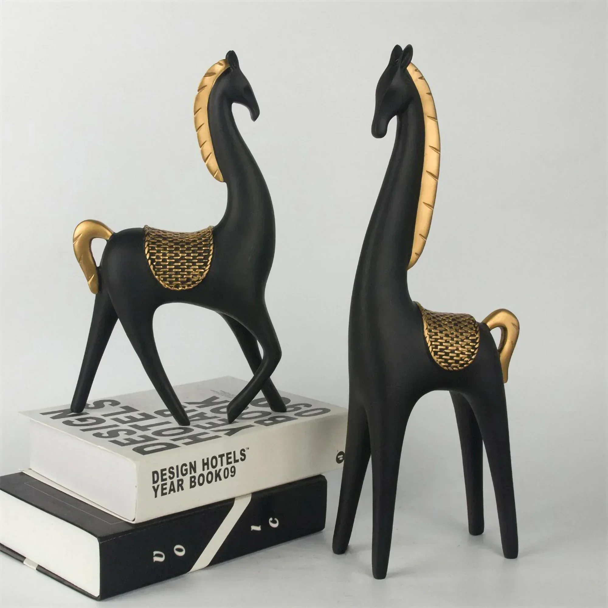 Black Horse Ornament Modern Home Decoration Premium House Decor