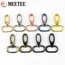 10/30Pcs 16/20/25/32/38mm Metal Strap Buckle Dog Leash Swivel Lobster Clasp Carabiners for Bag Trigger Snap Hook DIY Accessories