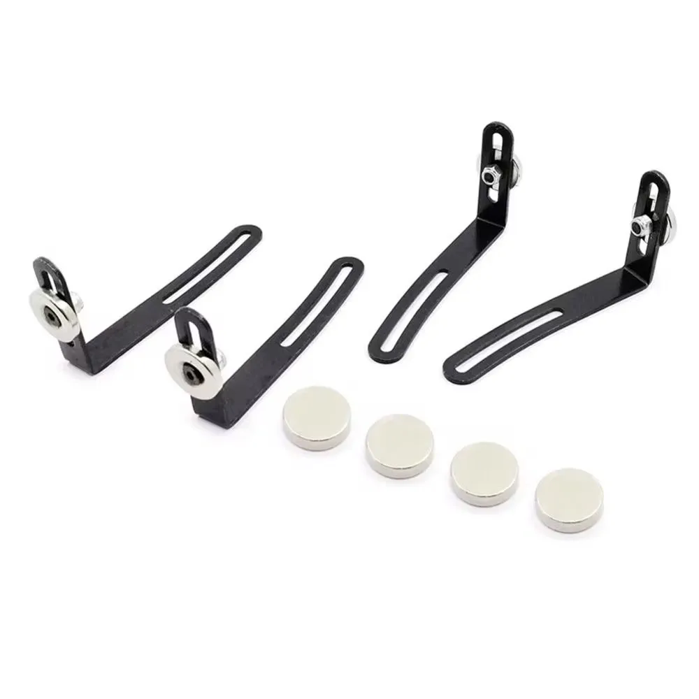 

2PCS Metal Shell Fixed Bracket Mounting Holder with Magnet for RC 1:10 Climbing Car AN88