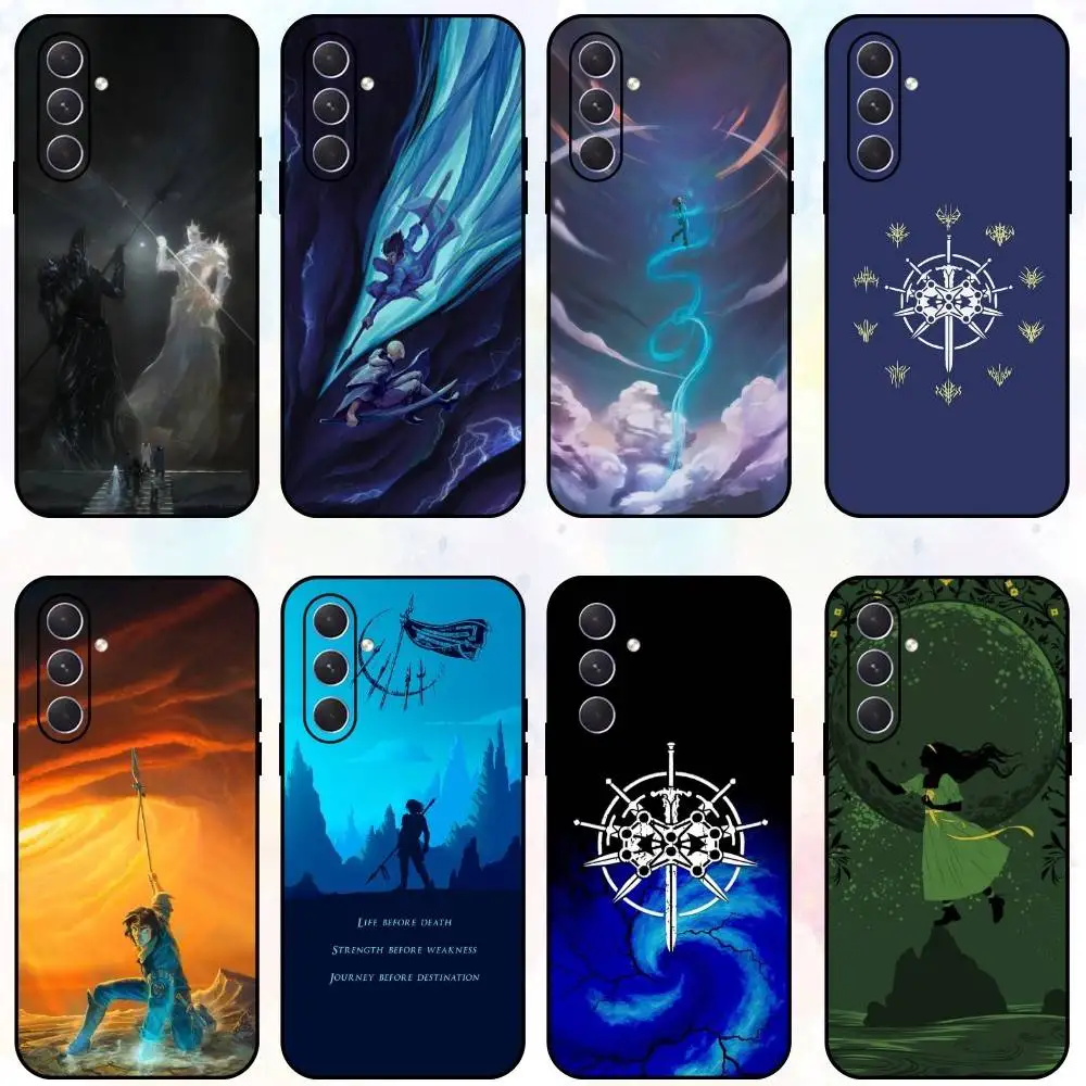 

S-Stormlight A-Archive Phone Case For Samsung Galaxy A73,A72,A71,A70,A53,A52,A51,Others Soft Black Shell