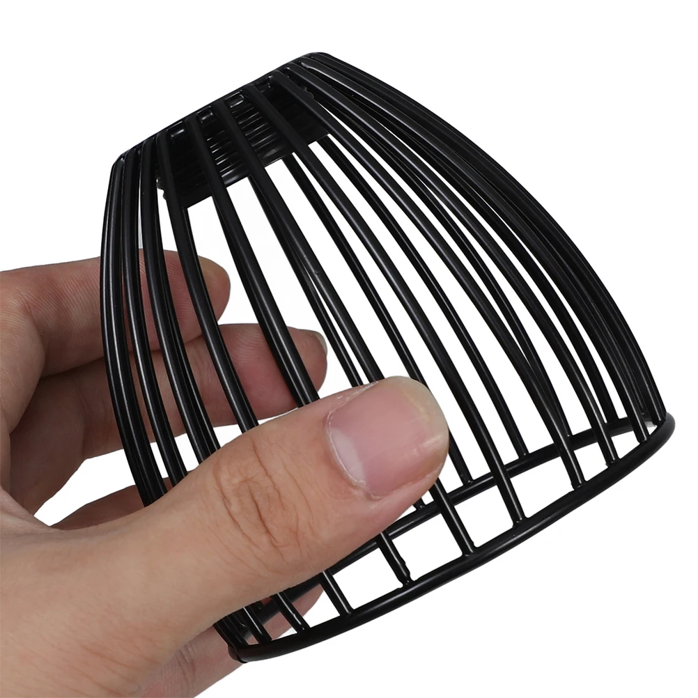 

2pcs Metal Birdcage Lampshades Small Hanging Light Covers Industrial Style For Bedroom Kitchen Cafe Wrought Iron Ceiling Light