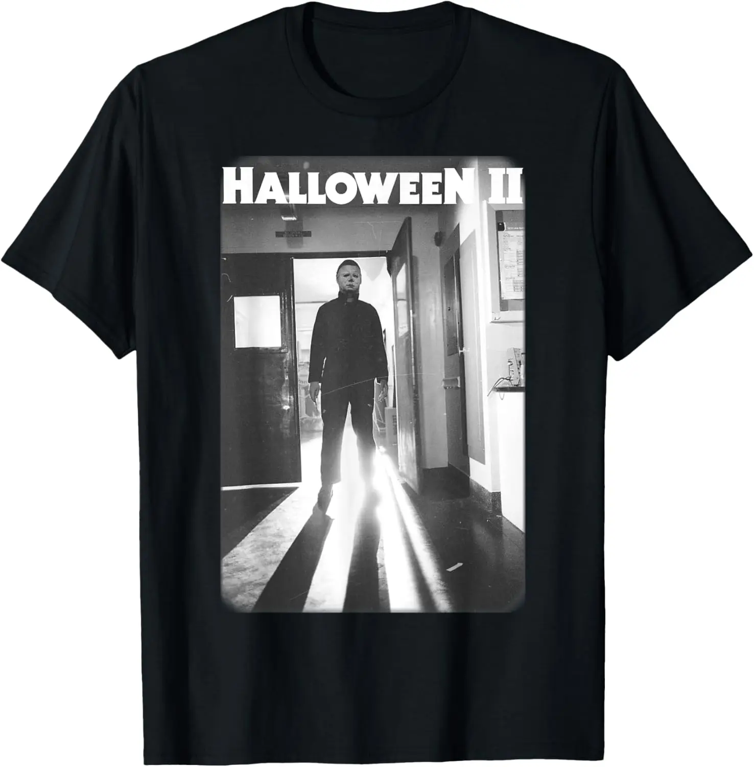 

Футболка с выцветшим плакатом Michael Myers на Хэллоуин 2.