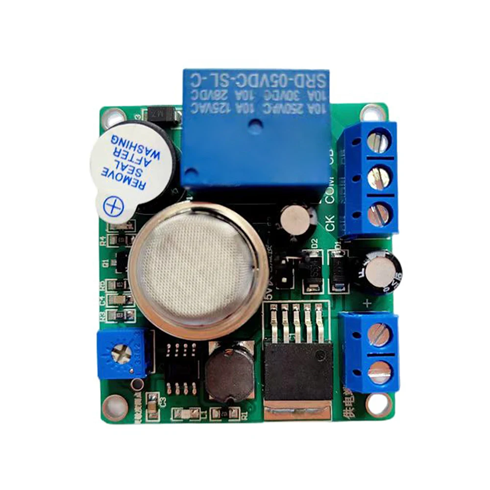 12V 24V MQ-2 Smoke Sensor Module Smoking Detector Alarm Relay Switch Controller DC 5-30V