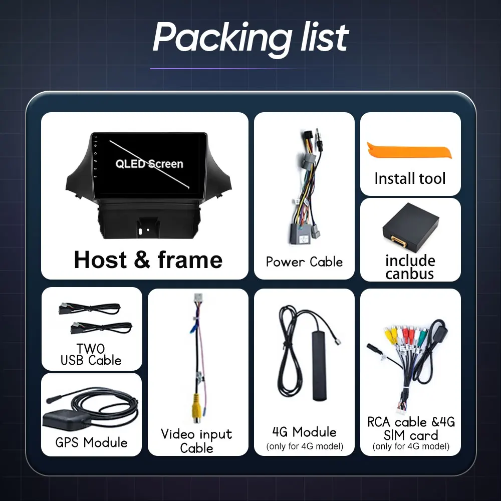 راديو السيارة أندرويد 14 السيارات لشروليه أورلاندو 2010 - 2018 مشغل فيديو الوسائط المتعددة نظام تحديد المواقع والملاحة Carplay ستيريو BT NO 2din DVD