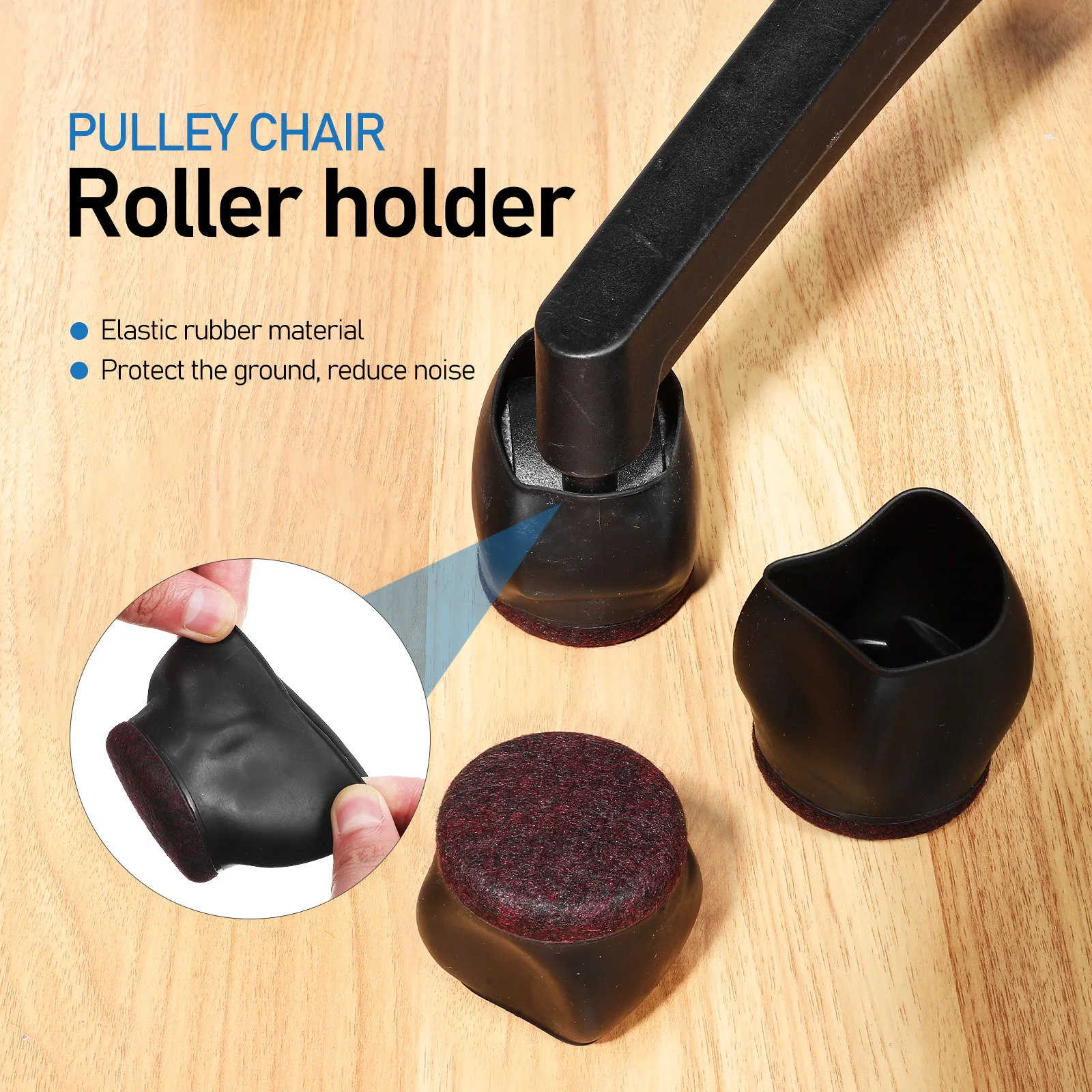 

10pcs Chair Caster Cups TPE Wheel Stoppers for Furniture Office Desk Dining Carpet Hardwood Floors Casters Legs