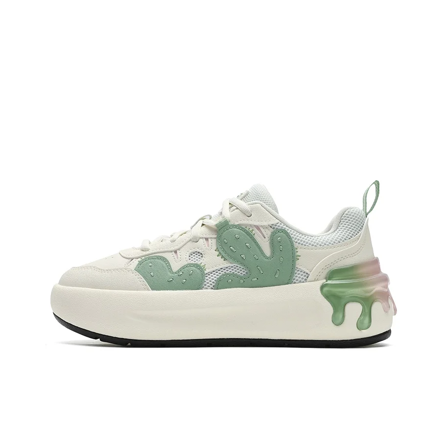 FILA CACTI Cactus Shoe Low top Skateboard Shoes Women's Yellow Green F12W531208FSQ
