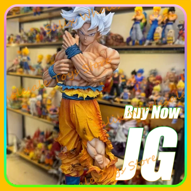 

JG New Ultra Instinct Goku Double-Headed Dragon Ball Anime Ultra Instinct Goku Goku Gk Model Action Figure Collectible Toys