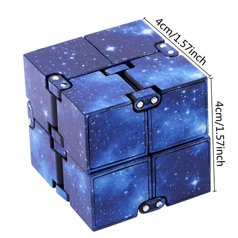 New Anti-stress Infinite Cubes Toys for Kids Adult Depression Anxiety Stress Relief Cube Toys Foldable Cube Creative Gift