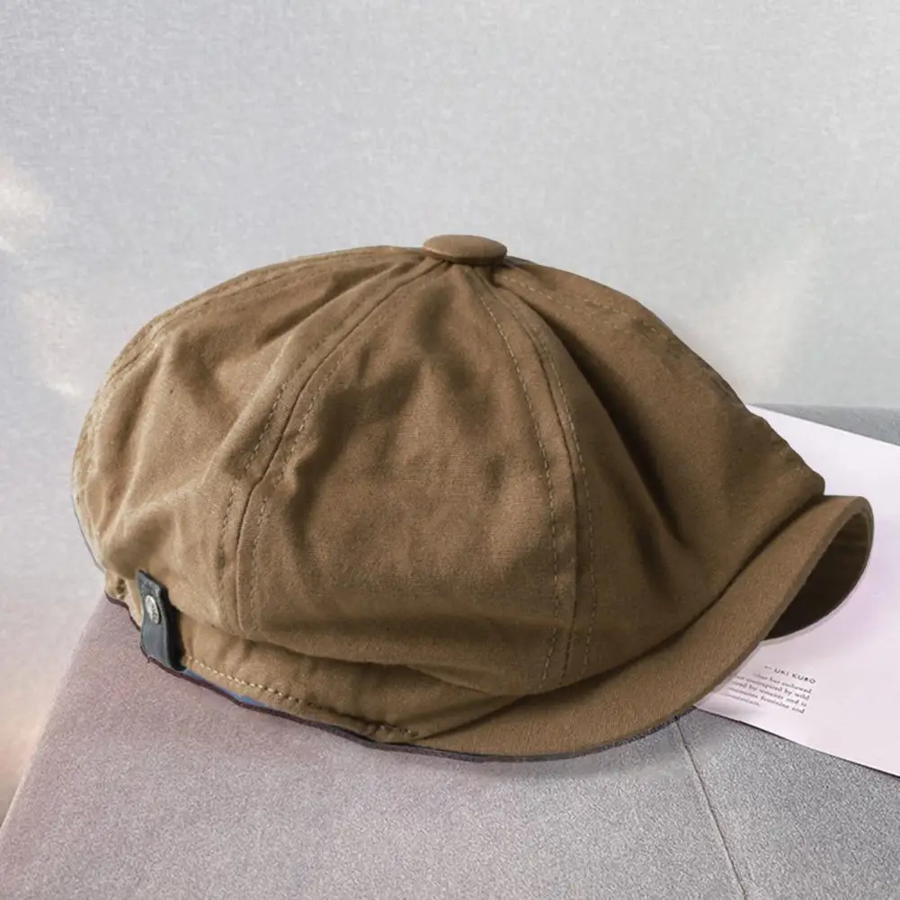 Blinder Peaky 빈티지 뉴스 보이 모자 베레모 솔리드 컬러 패션 한국어 버전 캐주얼 조수 봄 여름 남자 모자 성인 모자